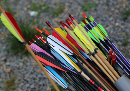 A quiver of many arrows with multi-colored fletching